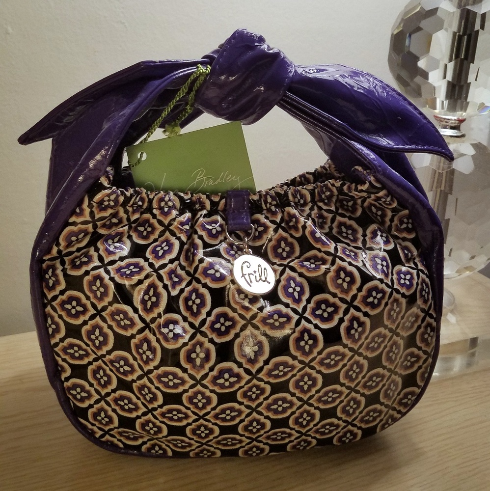 Vera Bradley frill Tippy Tie in Simply Violet